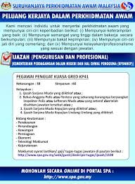 Contoh soalan penolong jurutera gred ja29 (elektrik). Iklan Suruhanjaya Perkhidmatan Awam Malaysia Spa Facebook