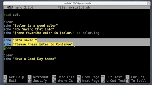 Edited mar 7 '13 at 20:11. How To Create Write A Simple Sample Linux Shell Bash Script 5 Steps Instructables