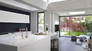 Vaulted or decorative ceilings add drama. Open House A Modern Monochrome Kitchen Youtube