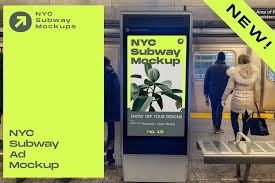 Nyc Subway Ad Mockup Nyc Subway Billboard Mockup Outdoor Advertising