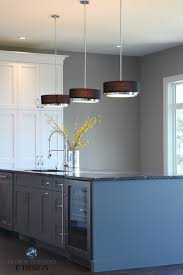 Kitchen with gray color combinations boasting the space for gray kitchen cabinets ideas dark or heavy cabinetry. The 4 Best Paint Colours For Kitchen Island Or Lower Cabinets Kylie M Interiors
