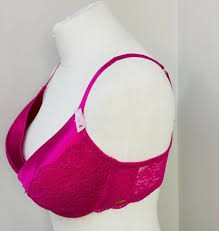 Ex Boux Avenue Boux Lace Boost Satin Magenta Bra v21 | eBay