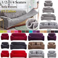 Searchandshopping.org has been visited by 1m+ users in the past month 2019 Warm 1 4 Seaters Thick Plush Recliner Sofa Covers Retro Recliner Sofa Cover Soft Couch Slipcovers 13 Colors Wish