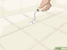 Installing mosaic tiles is a classic and elegant way to finish a bathroom floor. Easy Ways To Replace Bathroom Tiles With Pictures Wikihow