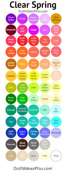 Pure Spring Color Palette Clear Spring Warm Spring Colors Spring Color Palette Clear Spring
