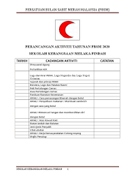 Pakaian unit beruniform sekolah bagi murid sekolah rendah design. Perancangan Aktiviti Tahunan 2020 Docx
