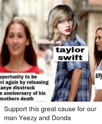 Pratiquant le doublage, il est très prolifique au sein de l'animation, participant notamment à de nombreuses œuvres disney.il est la voix de balthazar picsou depuis 2014 (succédant à philippe dumat et pierre baton) [réf. Taylor Swift Any Pportunity To Be Nt Again By Releasing Anye Disstrack E Anniversary Of His Mothers Death Support This Great Cause For Our Man Yeezy And Donda Taylor Swift Meme