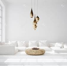 Get inspired with the stunning boho living rooms!. Light And Spacious Bohemian Living Room Scandia Boho Style 3d Render Lizenzfreie Fotos Bilder Und Stock Fotografie Image 120463516