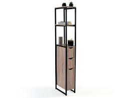 Promo 43%meilleure vente n° 1. Meuble Wc 3 Portes Design Industriel Avec Etageres Vente De Id Market Conforama