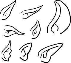 Found On Bing From 101clipart Com Christmas Elf Ears Elf Ears Elf Drawings