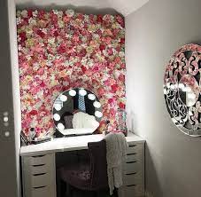 Check spelling or type a new query. Flower Wall Makeup Room Decor Wall Makeup Room Decor Room Decor
