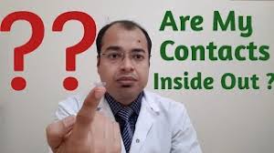 How can you tell if your contact is inside out. Are My Contact Lens Inside Out Contact Lens Correct Side Of Contact Lens How To Know Contact Lens Youtube