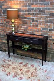 Console Table Copper Sofa Table Dark Sofa Table Entry Etsy Entry Table Sofa Table Wooden Sofa