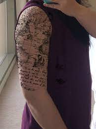 Antique Map Tattoo Design Over Lay Tattoo Mock Up Map Tattoos Design Your Tattoo Body Art Tattoos