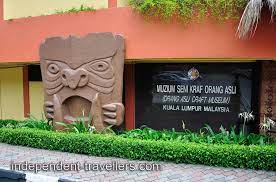Asli kraf @ museum negara jalan damansara 50566, kuala lumpur. Inscription Reads Orang Asli Craft Museum National Museum Kuala Lumpur Malaysia