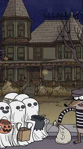 Dec 16, 2015 · imessages between iphone users show up in blue. Cartoon Network Halloween Regular Show Wallpaper 73632
