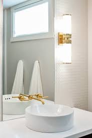gold faucet contemporary bathroom