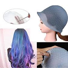 Hair colouring cap with holes hair colouring highlighting dye cap silicone resuable set hook hair salon professional frosting tipping. Reusable Silicone Hair Highlighting Cap Salon Hair Coloring Dye Cap Metal Hook Buy At A Low Prices On Joom E Commerce Platform