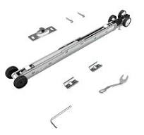 Pocket Door Roller With Soft Close Mechanism - 3 Wheel Hanger System For  Smooth Quiet Operation