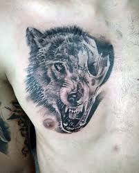 See more ideas about half skull face, half skull, skull face. 70 Wolf Skull Tattoo Designs For Men Masculine Ink Ideas