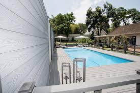 Expect to pay roughly $2,700 to add a heating system to your swimming pool. Decking Around A Swimming Pool Why Composite Is Best