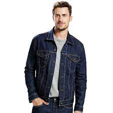 Men S Levi S Trucker Denim Jacket Denim Jacket Blue Denim Jacket Outfit Trucker Jacket Men