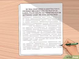 Tailor your approach to the type of brief you are writing. How To Write A Legal Brief With Pictures Wikihow