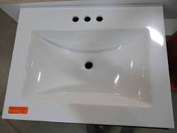 Glacier bay lancaster 20 in. Lancaster 24 In Vanity In Amber With Alpine Vanity Top In White With White Basin Mn Home Outlet Auctions Burnsville 50 K Bid