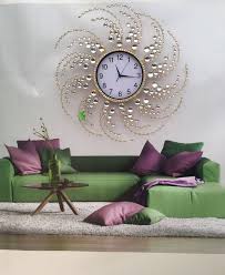 Free delivery and returns on ebay plus items for plus members. Crystals Silent Wall Clock Home Decor Handmade Home Goods Very Beautiful Wall Decorat Modern Living Room Wall Wall Clocks Living Room Clock Wall Decor