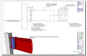 Steel Beam Shs Column Moment Connection Detail Steel Beams Beams Steel