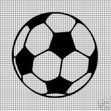 2.88 x 2.5 (46 x 40 stitches) uses dmc floss colors pdf files include: Soccer Ball Crochet Pattern Cgsp 102871