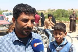 Iraqi refugees arrive to Manbij fleeing from Adlib camps