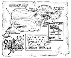 Oak Island Money Pit Oak Island Map Oak Island Oak