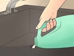 Using bleach to unclog drain