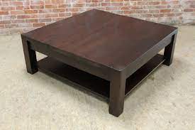 Ideal for apartments, lofts or any parlor, with its hollow core construction, the table is. Square Parsons Coffee Table In Espresso Ecustomfinishes