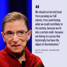 We lost a giant today. Supreme Court Justice #RuthBaderGinsburg fought for  so much that has made our country better: voting rights, immigration  rights, same-sex marriage, expanded health care, affirmative action. And  above