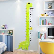 Hal ini merupakan ide yang bagus jika anda mulai mengenalkannya melalui dekorasi di kamar mereka sendiri. Kartun Dinosaurus Tinggi Stiker Baby Tinggi Perekat Diri Stiker Dinding Kamar Anak Hiasan Dinding Acrylic Ketinggian Penguasa Wall Stickers Aliexpress