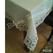 Ozel Dokuma Kumasin Dantelle Kombini Masa Ortusu Dokuma Dantel Ortuler