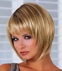 20 Stunning Hairstyles For Women With Thin Hair Thought You Were The Just A Single Stressed Hairstyles With Bangs Layered Bob Hairstyles Straight Blonde Hair