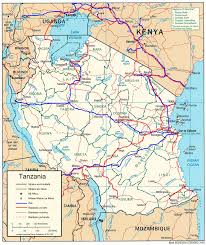 Staatsoberhaupt, religion, einwohnerzahl, fläche, bruttoinlandsprodukt, inflation, karte, hotel, wetter und klima. Map Of Tanzania Roads And Railways Worldofmaps Net Online Maps And Travel Information