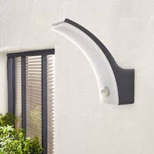 Lakko Gris Anthracite Applique D Exterieur Led Avec Detecteur Aluminium H22cm 49 90 L Eclairage Exterieur De Mur Applique Murale Exterieur Lumiere Led