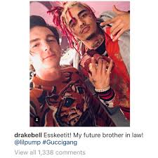 Bell, whose legal name is jared drake bell, also pleaded guilty to a misdemeanor charge of disseminating matter harmful to juveniles. Pop Crave On Twitter Drake Bell Shares Photos With Lil Pump My Future Brother In Law
