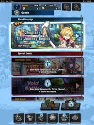 Stratagems are used to challenge the ex quest; Dragalia Lost Game Ui Database