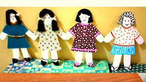 Cara Membuat Kertas Boneka Aku Unik How To Make Paper Doll I Am Unique Boneka Kertas Sekolah Minggu Boneka