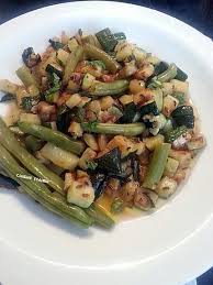 Salade Estivale Haricots Verts Pdt Courgettes Vinaigrette A La Moutarde Ancienne Recette Haricots Verts Haricot Salade Estivale