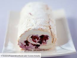 Buche Legere Aux Framboises Et Au Mascarpone Recettes Recette Recettes De Cuisine Patisserie Recette