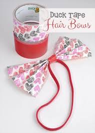 Diy Duct Tape Hair Bow Duck Tape Dress Duck Tape Duct Tape Crafts
