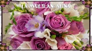 Felicitari De La Multi Ani La Multi Ani Alina Bellissimi Fiori Rose Inglesi Fiori Rosa