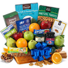 Fruit Healthy Snacks Gift Basket Fruit Basket Gift Snack Gift Snack Gift Baskets