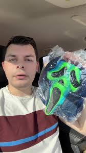 Chrome Ghost Face Full Mask